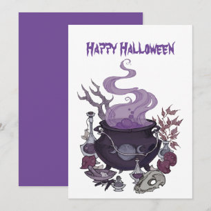 Invitation Sorcellerie de Halloween 