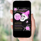 Invitation Sorcière Casquette Bubblegum Skellies Halloween Pa