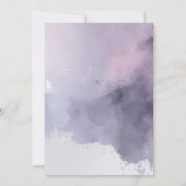 Invitation Sorcière d'aquarelle d'Halloween (Dos)