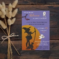 Sorcière d'Halloween Baby Shower Fantômes Chauves-