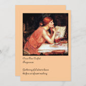 Invitation Sorcière et potions du Circe (Devant / Derrière)