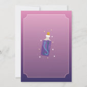 Invitation Sorcière Fête Anniversaire Larmes Aux Filles Prête (Dos)