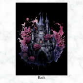 Invitation Sorcière gothique Rose fille 16ème anniversaire d'