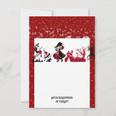 Invitation Sorcière Halloween Maison hantée Fête d'anniversai (Dos)