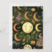 Invitation Sorcière Halloween | Soirée Cocktail de Sorcière M (Dos)