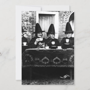 Invitation Sorcières galloises - Thé Party Vintage