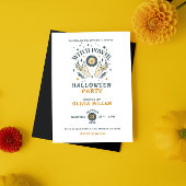 Invitation Sorcières puissance éffrayant Halloween Party Invi