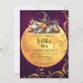 Invitation Sorcières Tea Party (Devant)