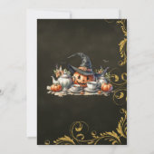 Invitation Sorcières Tea Party (Dos)