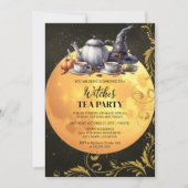 Invitation Sorcières Tea Party (Devant)