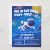 Invitation Sortez de ce World Space Party (Devant)