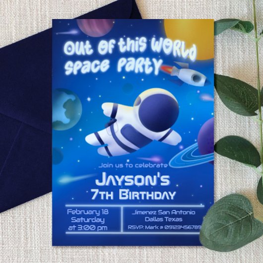 Invitation Sortez de ce World Space Party
