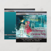 Invitation Sortez de la fête de Noël (Devant / Derrière)