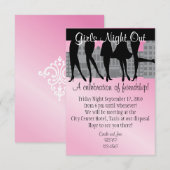 Invitation Sortie de la nuit des filles (Devant / Derrière)