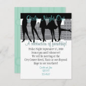 Invitation Sortie de la nuit des filles (Devant / Derrière)