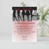 Invitation Sortie de la nuit des filles (Debout devant)