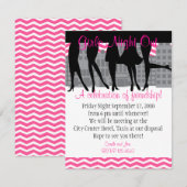 Invitation Sortie de la nuit des filles (Devant / Derrière)