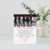 Invitation Sortie de la nuit des filles (Debout devant)