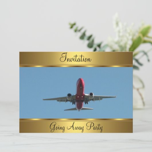 Invitation Sortir de la fête (Debout devant)