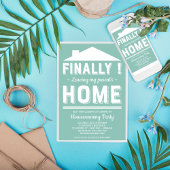 Invitation Sortir de la maison de mes parents Amusante Fête d