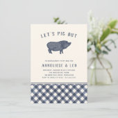 Invitation Sortons de porc ! | Summer BBQ Engagement Party (Debout devant)