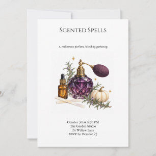 Invitation Sorts de senteurs Parfums d'Halloween à mélanger