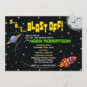 Invitation Soufflez dans l'invitation d'anniversaire de