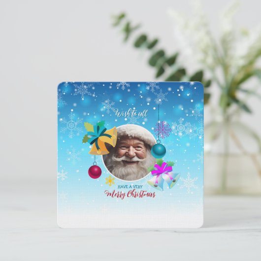 Invitation Souhait à tous (Debout devant)