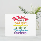 Invitation Souhaiter À Tous Les Homophobes Un Mois De Super F (Debout devant)