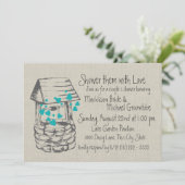 Invitation Souhaitez Bien Couples Douche (Debout devant)