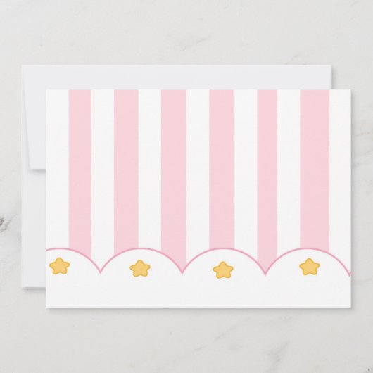 Invitation Souhaitez une étoile (Dos)