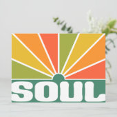 Invitation SOUL invitation, personnaliser (Debout devant)