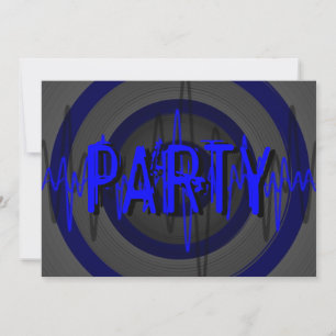Invitation Sound Blue Dark "PARTY"