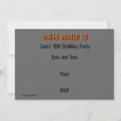 Invitation Sound Orange Dark "PARTY" (Dos)