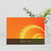 Invitation Sound Waves Fractal Art (Debout devant)