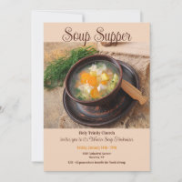 Invitation Soup Supper