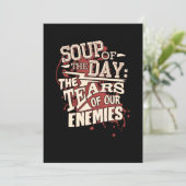 Invitation Soupe du jour : Les larmes de nos ennemis (Debout devant)