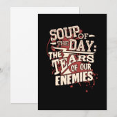 Invitation Soupe du jour : Les larmes de nos ennemis (Devant / Derrière)