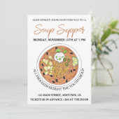 Invitation Soupe Tortilla Cookoff Concours Alimentation de so (Debout devant)