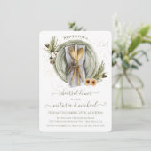 Invitation Souper de la répétition de Noël d'hiver (Debout devant)