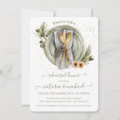 Invitation Souper de la répétition de Noël d'hiver (Devant)