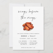 Invitation Souper de répétition des ailes avant les anneaux (Devant)