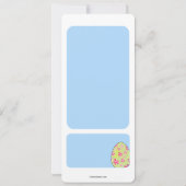 Invitation Souriante de Bunny de Pâques (Dos)