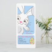 Invitation Souriante de Bunny de Pâques (Debout devant)