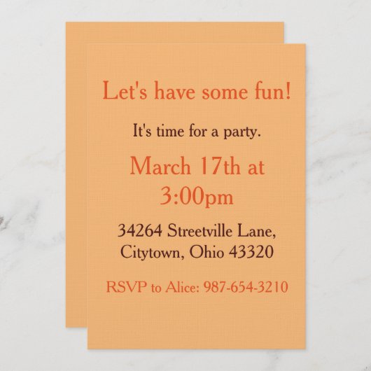 Invitation Sourire davantage (Devant / Derrière)