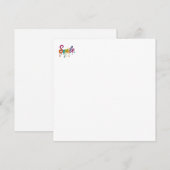 Invitation Sourire heureux (Devant / Derrière)