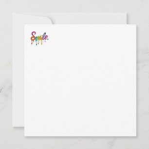 Invitation Sourire heureux