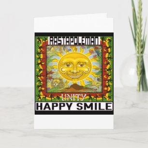 Invitation Sourire heureux rasta béni