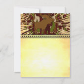 Invitation Souris Camouflage Invitations, autocollants, timbr (Dos)