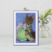 Invitation Souris Housecleaning : Se Préparer Pour La Fête (Debout devant)